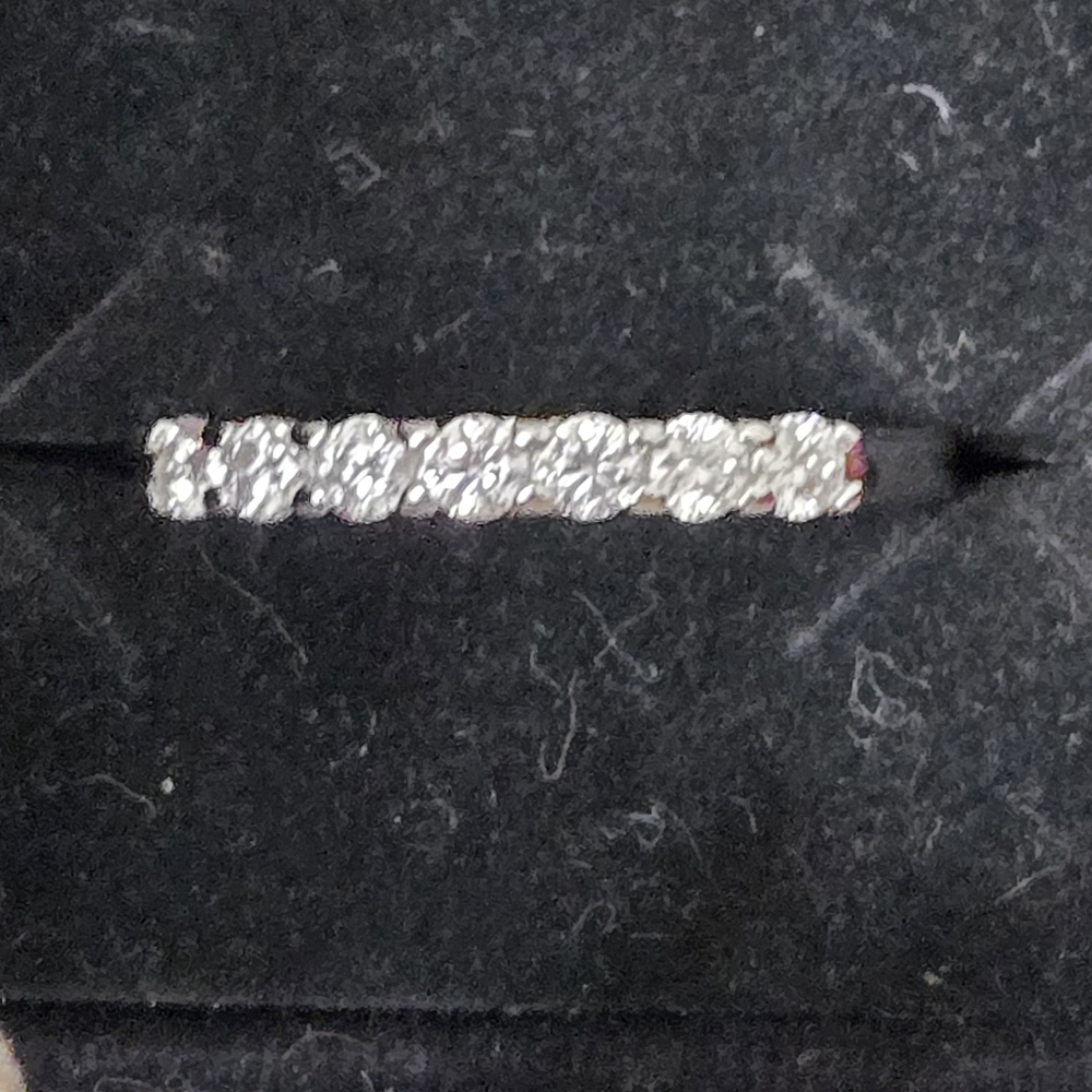 .44ct Moissanite Band Ring $399 Retail